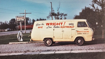 wrights elctric service truck